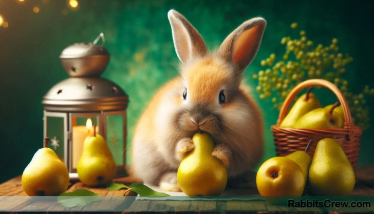 can rabbits eat pears