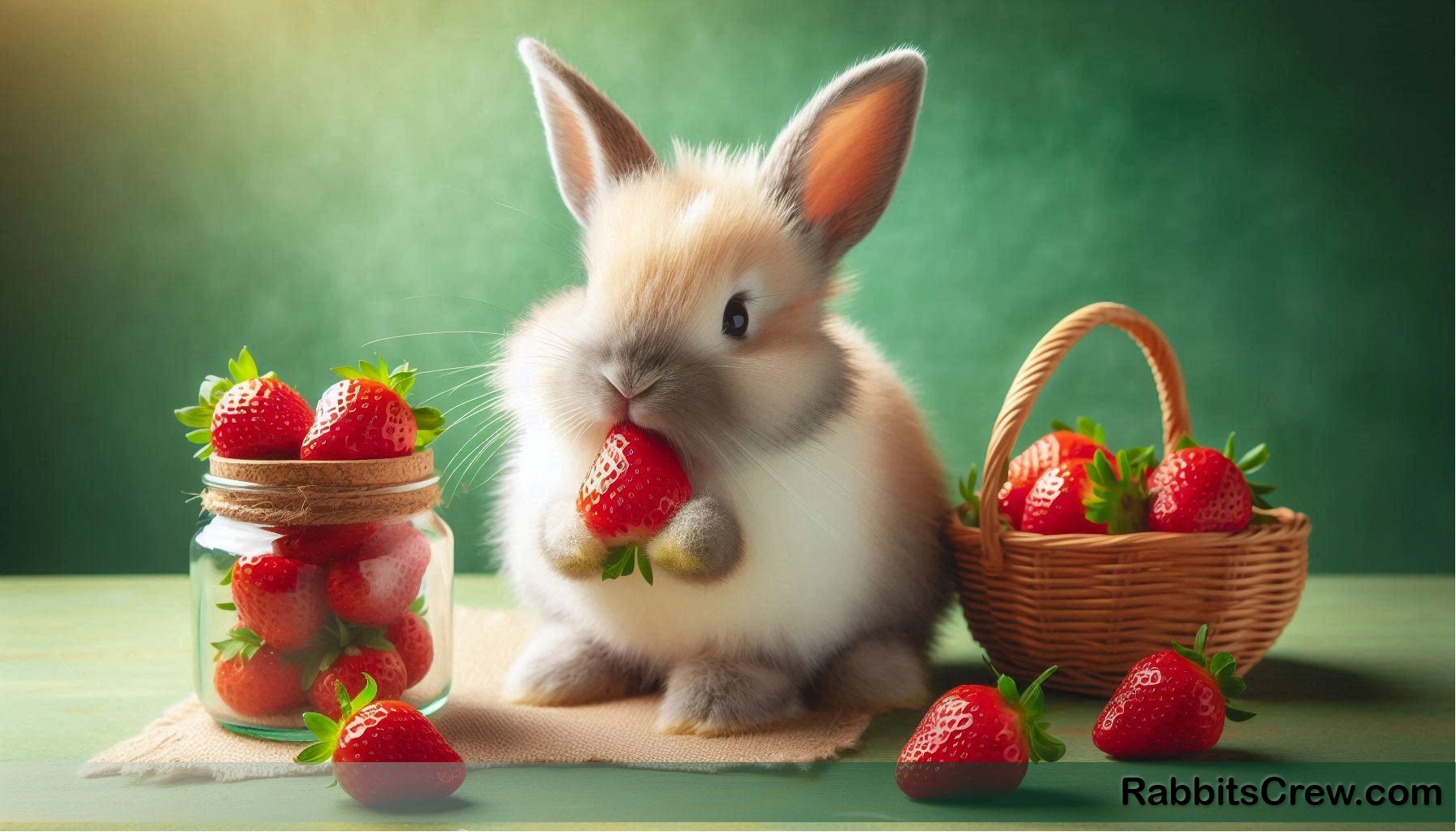 rabbits can eat strawberries