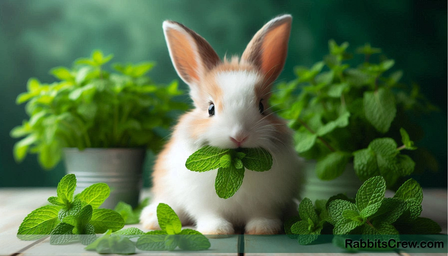 can rabbits eat mint