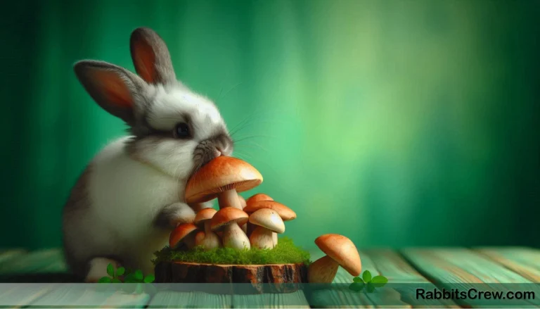 can rabbits eat mushrooms